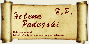 Helena Padejski vizit kartica